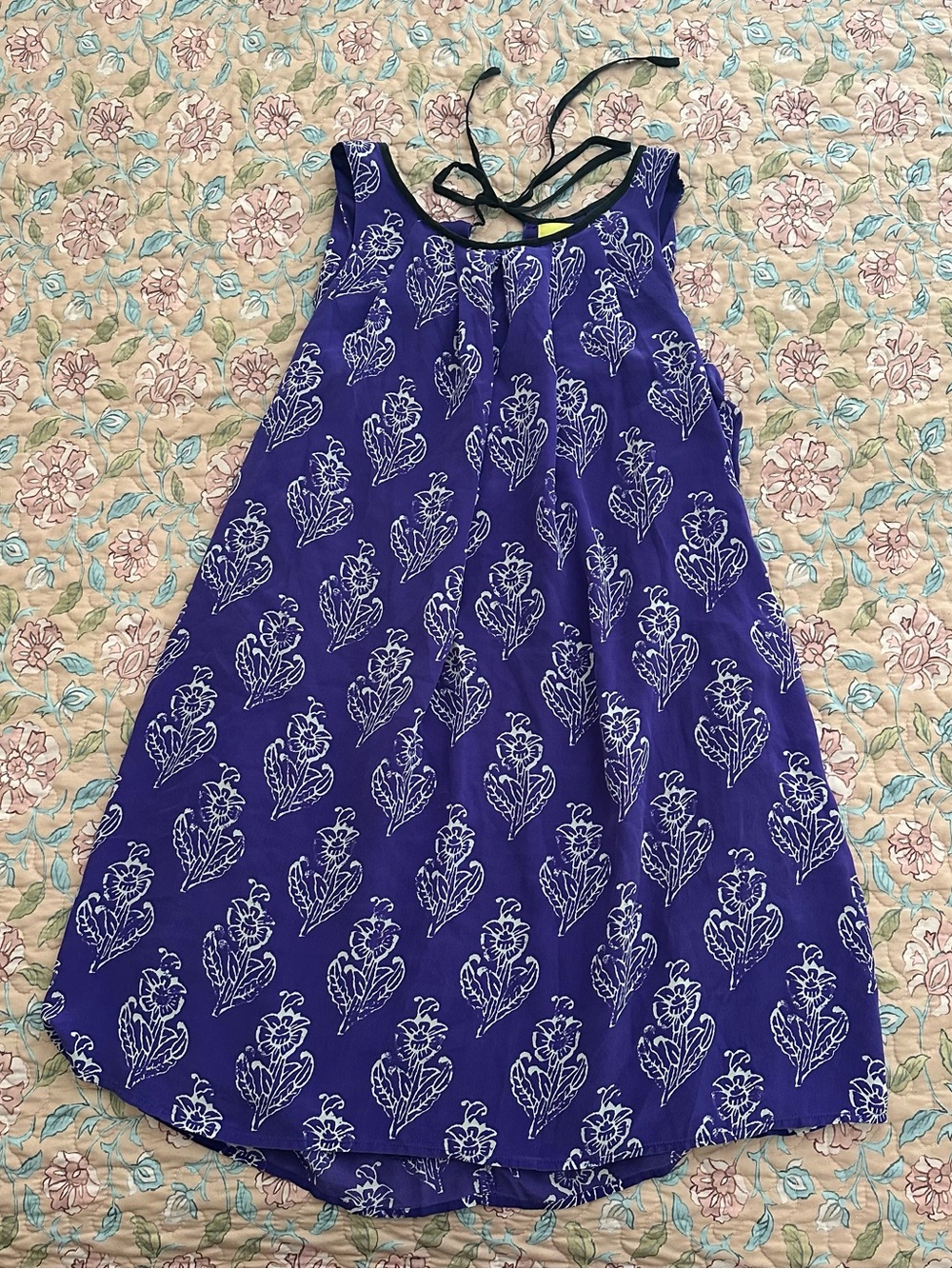 Anthropologie Maeve Purple & White Floral Print Women’s Dress